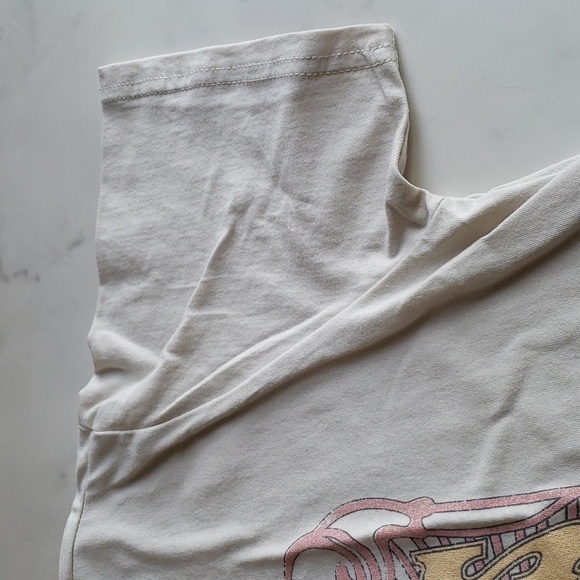 Zutter Cowboy's & Country Music Graphic 100% Cotton Short Sleeve Tee in Bone S - Picture 8 of 9